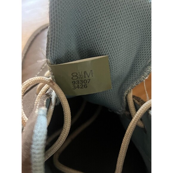 Timberland Shoes Womens Size 8.5 Gray Brown Blue Low Top Lace Up Leather Casual - Picture 10 of 11